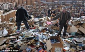 Honest, all I did was pull out one book! 