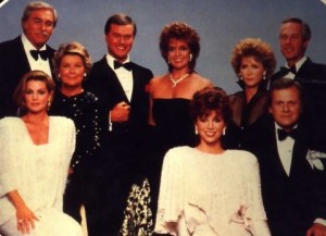 The women of TV's "Dallas" sported linebacker shoulder-padding that made their heads look rather pin-like.  