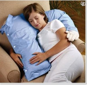 Finally, a guy who won't mind if I get face grease on his shirt.  