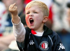 Some kids just seem to scream out "step on my throat." 