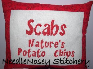 Perfect after a night of zit picking.  